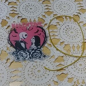 Valentine's Day Ornament, home Decor, lightweight, Jack and Sally
